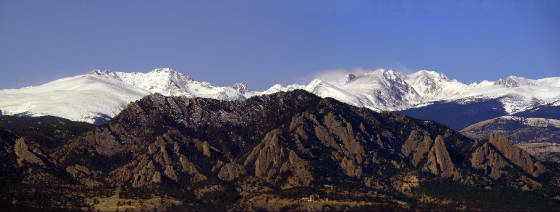 Indian Peaks Flatirons LC Panorama