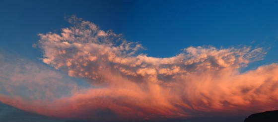 table mtn sunset crazy clouds Pano10percent